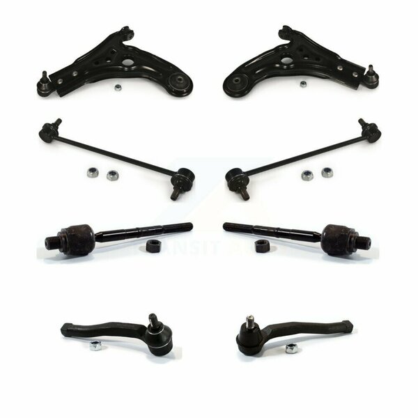 Top Quality Front Suspension Control Arm Ball Joint Tie Rod End Link Kit 8Pc For Chevrolet Aveo G3 K72-100150